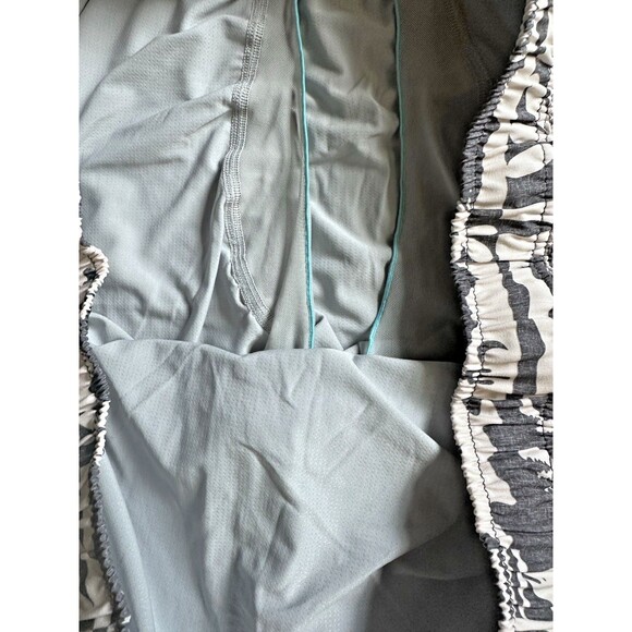 SAXX Men's Oh Buoy 2N1 Half Print Volley 5" Swim Shorts Gray Off White 2XL - Picture 13 of 13